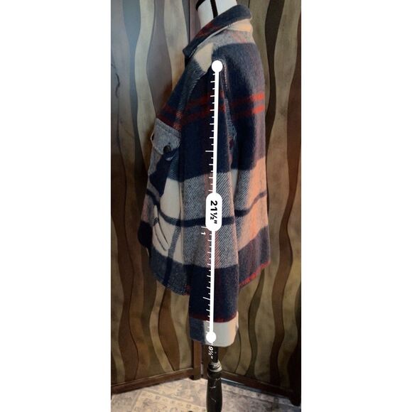 Vintage Mackinaw Woolens plaid zip up jacket. Size 14. - Picture 5 of 11